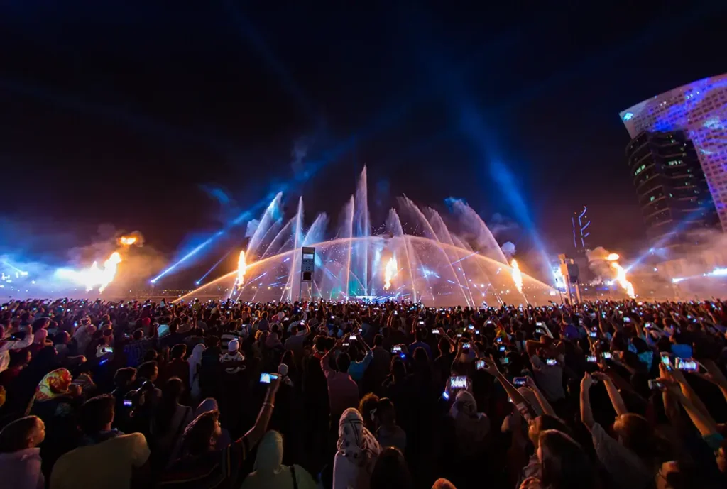 Dubai Festival City Mall Fountain Show