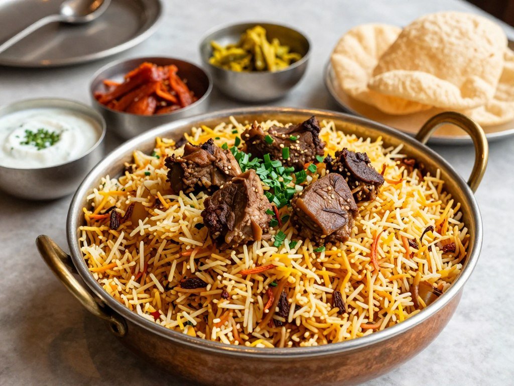 Calicut Paragon's Malabar-style biryani with coastal flavors