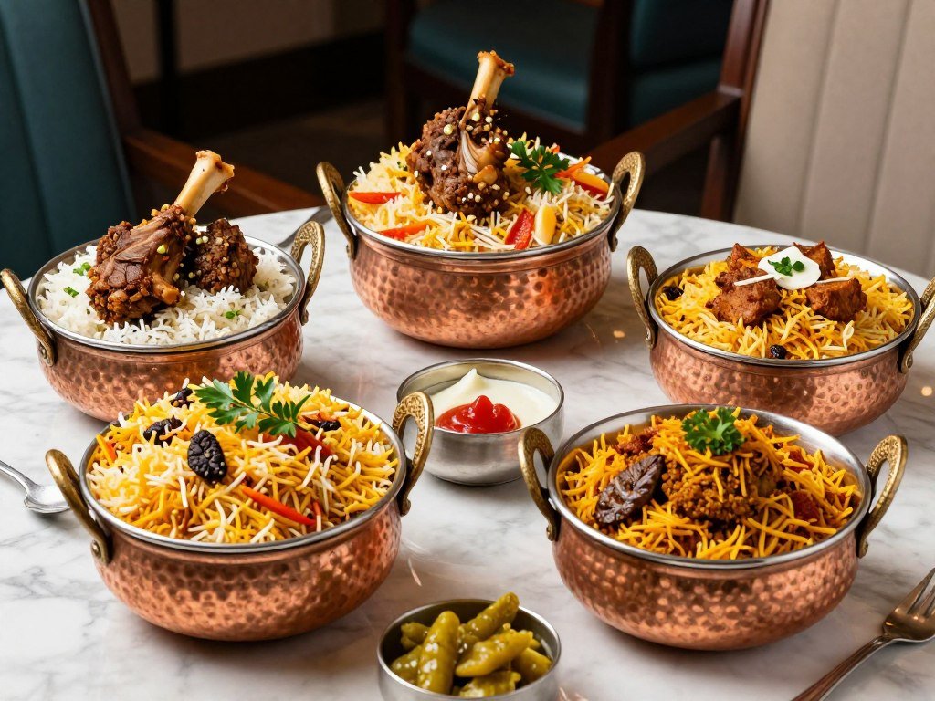 Sthan's innovative biryani varieties including Nalli and Achari biryani
