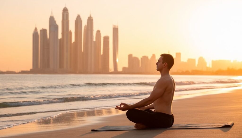 Sunrise Yoga at the Beach