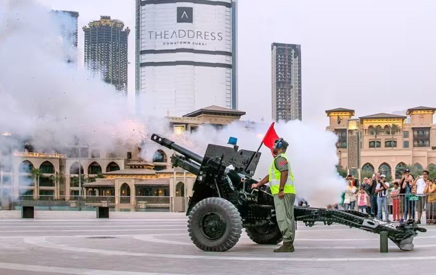 Witness the Ramadan Cannon Firing