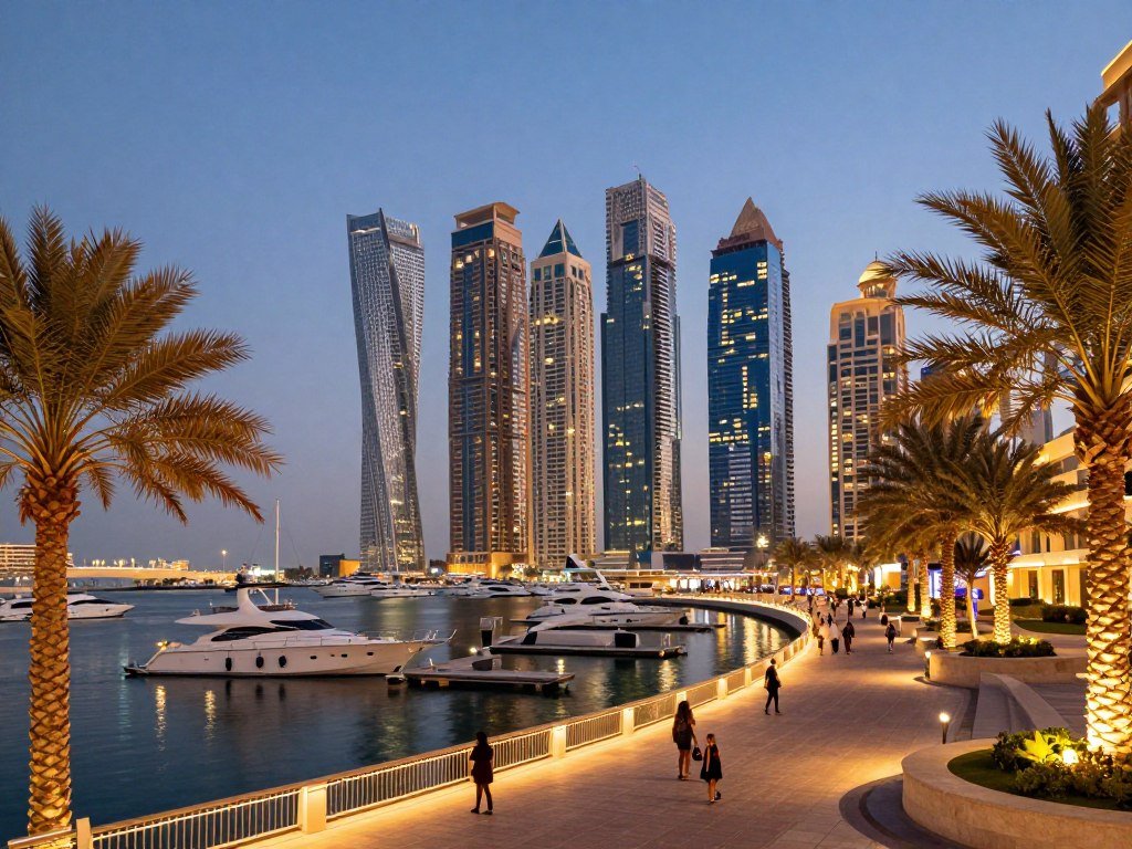 Dubai Marina waterfront living luxury apartments 2026