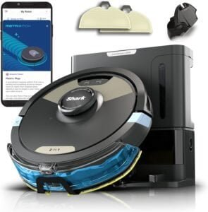 10. Shark AI Ultra 2-in-1 Robot Vacuum – Powerful Self-Empty System