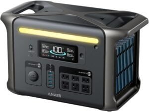 6. Anker SOLIX F1500 Portable Power Station
