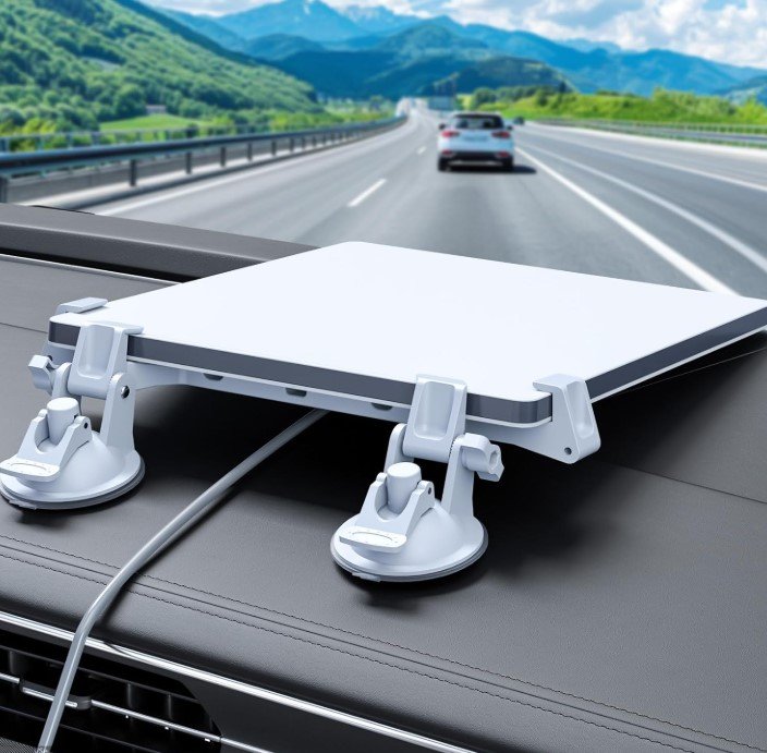 7. FONKEN Starlink Mini Car Mount for Dashboard