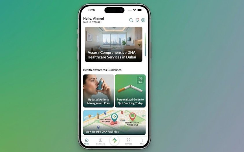 DHA — Dubai Health Authority App 
