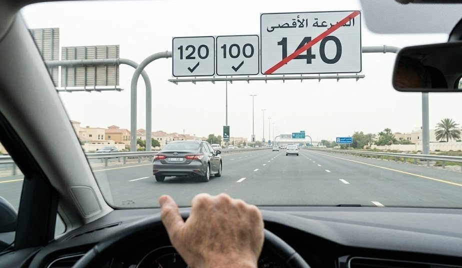 2.  Drive at 100–120 kmh on the Highway — Not 140 