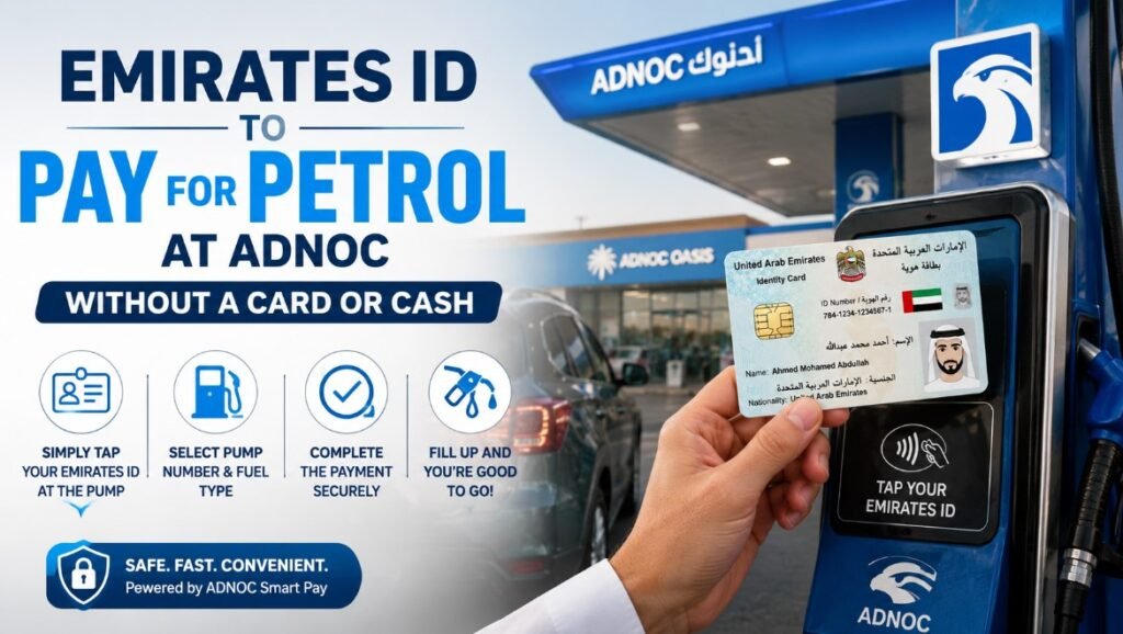 Pay for Petrol at ADNOC Without a Card or Cash