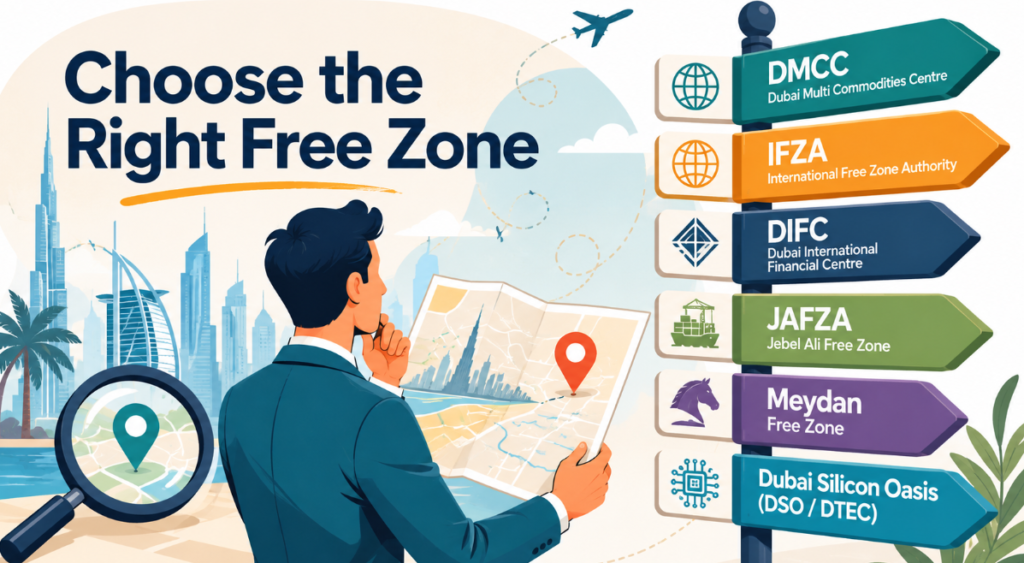 Step 1 Choose the Right Free Zone