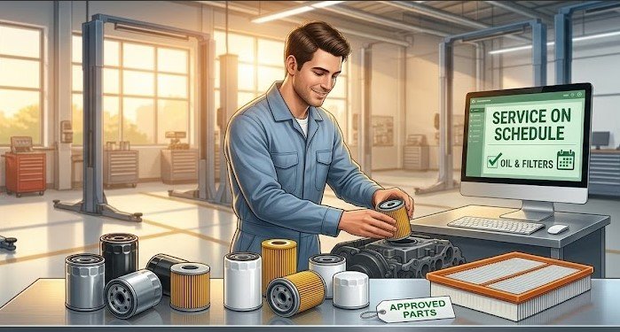 ervice Your Car on Schedule — Especially Filters and Oil