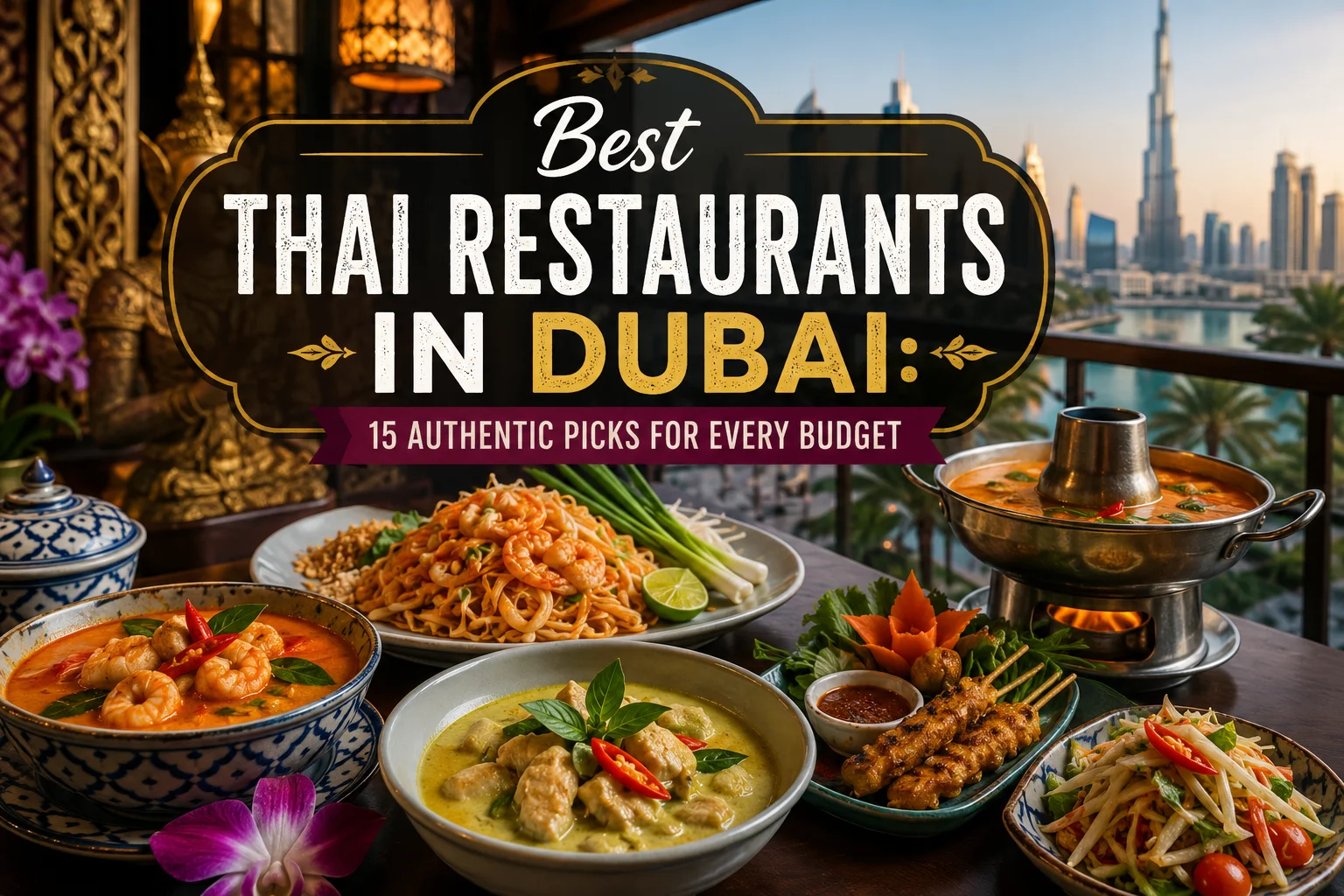 Best Thai Restaurants in Dubai15 Authentic Picks for Every Budget