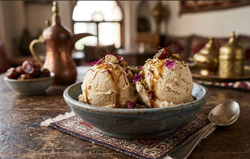Camel Milk Ice Cream