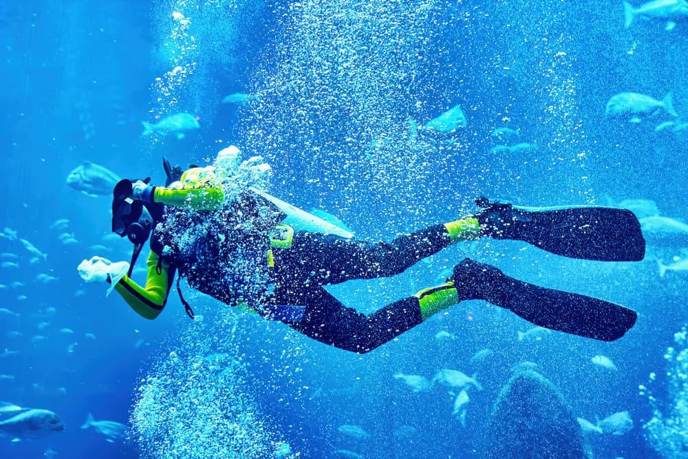 Diving at Aquaventure