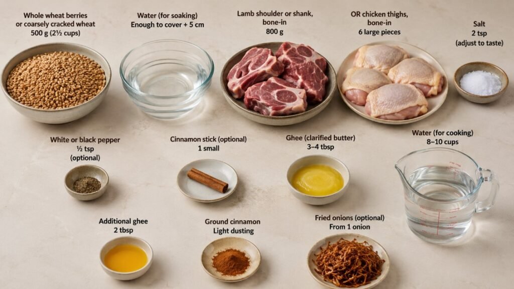 Harees Recipe Ingredients (2)