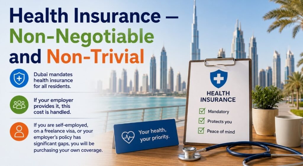 Health Insurance — Non-Negotiable and Non-Trivial Dubai