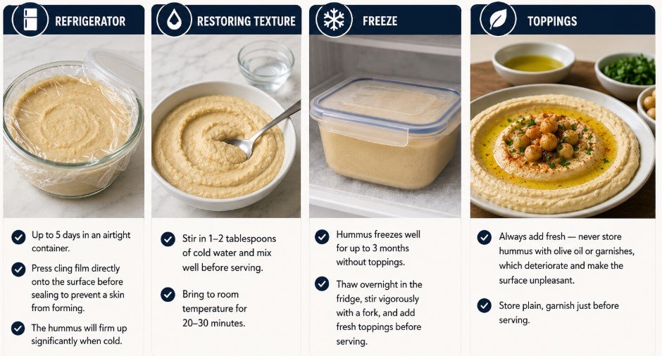 Hummus Storagea