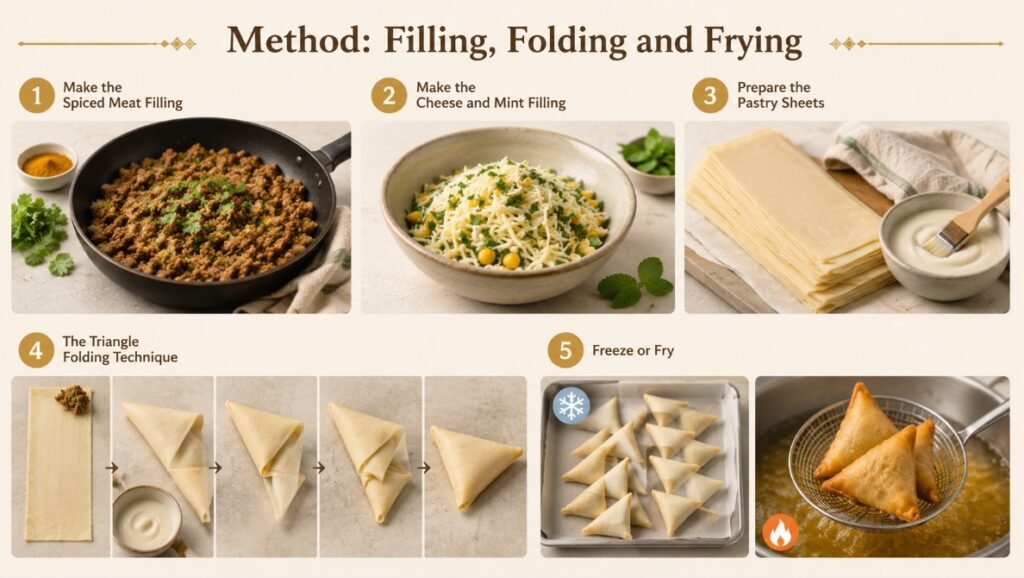 Samboosa Recipe Mehode