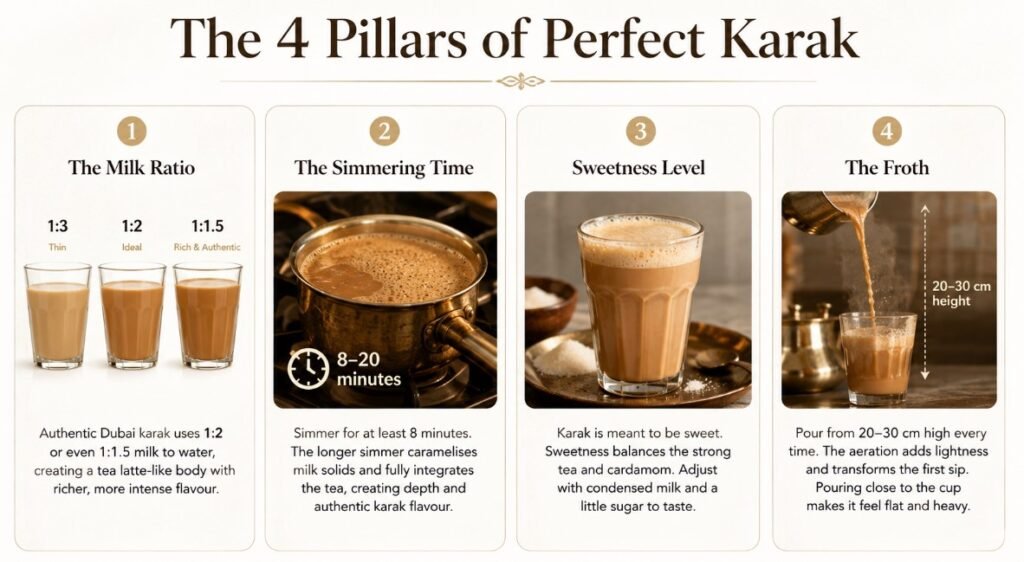 Technique Notes What Makes Dubai Karak Different