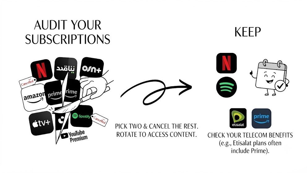 Audit your subscriptions every few months