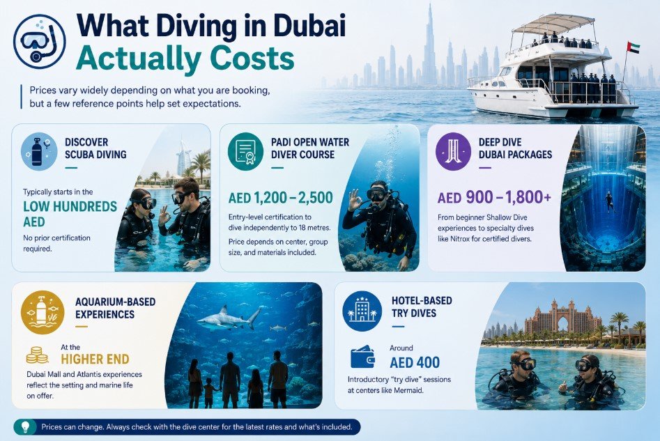 What Diving in Dubai Actually Costs Dubai