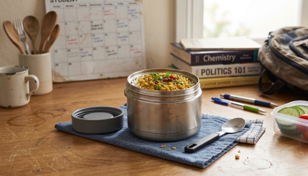 21. Thermos of Dal and Rice