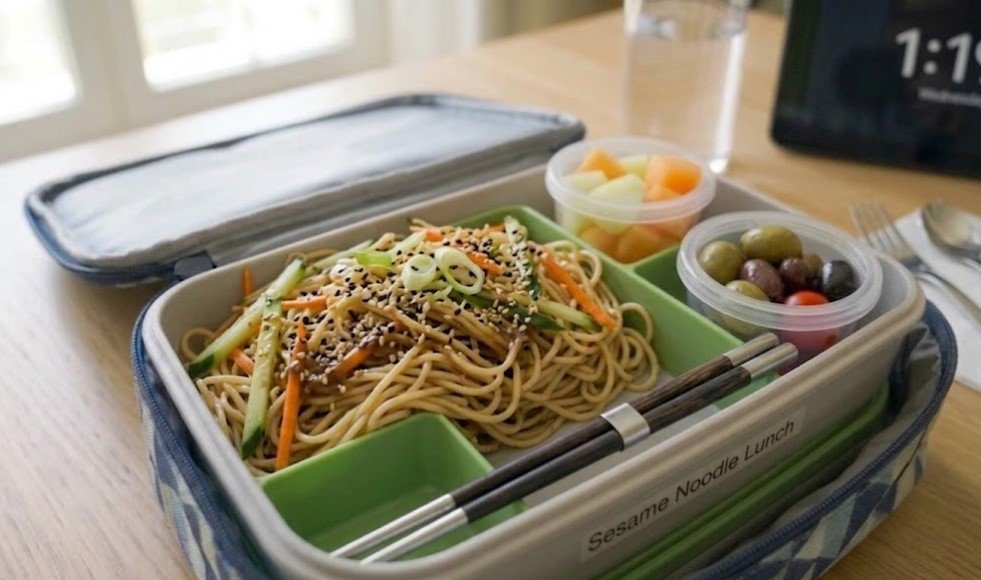 22. Noodle Box with Sesame Dressing