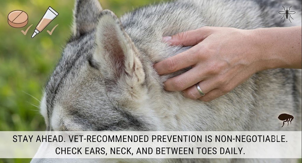 9. Stay Ahead of Fleas, Ticks and Mosquitoes