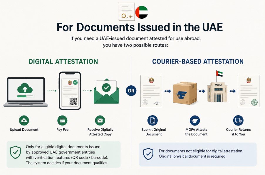 For Documents Issued in the UAE