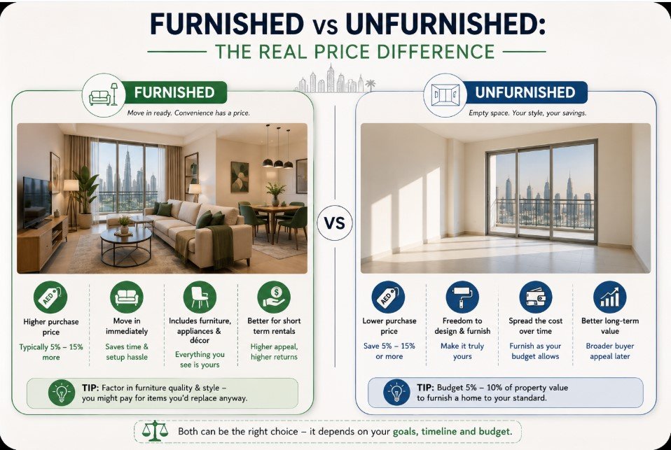 Furnished vs Unfurnished The Real Price Difference