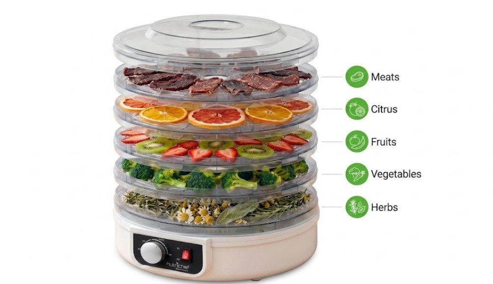 NutriChef PKFD12 Food Dehydrator .