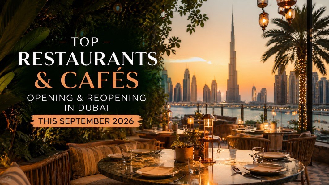Restaurants and Cafés Opening and Reopening in Dubai September 2026